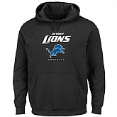 Men's Detroit Lions Critical Victory Pullover Hoodie - Black,baseball caps,new era cap wholesale,wholesale hats